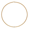 Prima 18ct Yellow Gold Necklace With Diamond Set Rondel