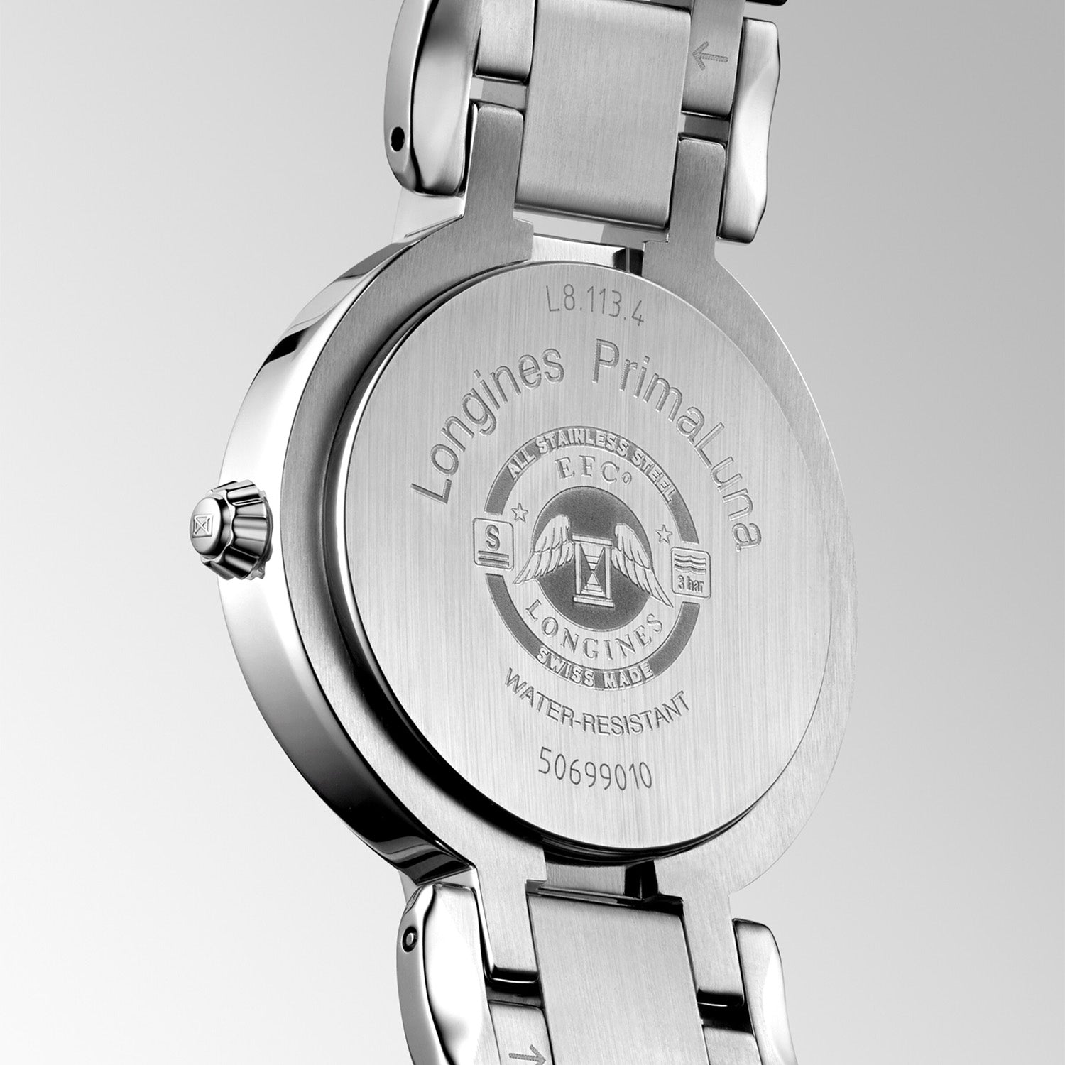 Prima Luna Steel 30mm Ladies Automatic Bracelet Watch