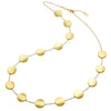 Armillas Glow 18ct Yellow Gold Flat Large Circle Necklace