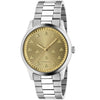 G-Timeless 42mm Yellow Sun brushed Dial With Bees Automatic Stainless Steel Bracelet Watch