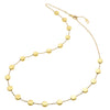 Armillas Glow 18ct Yellow Gold Flat Small Circle 45cm Necklace