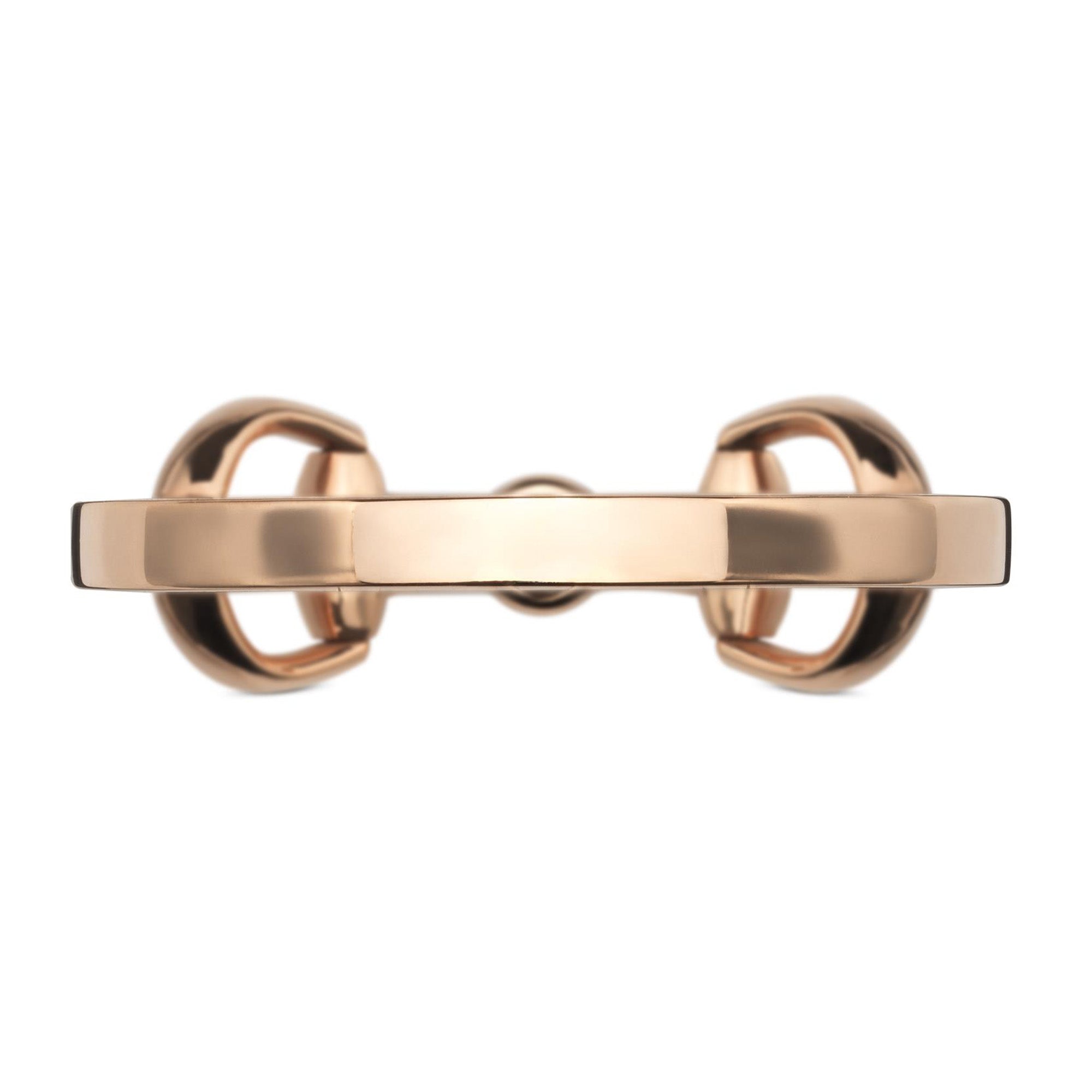 Gucci Horsebit 18ct Rose Gold And Diamond Dress Ring