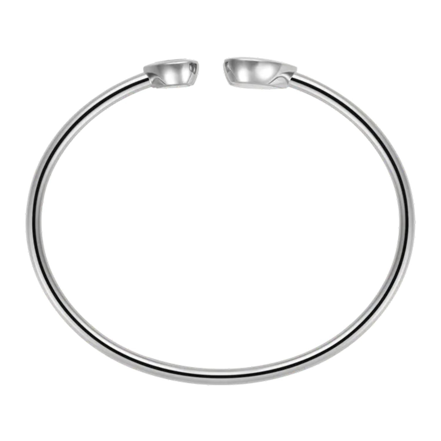 18ct White Gold Happy Diamonds Icon Bangle