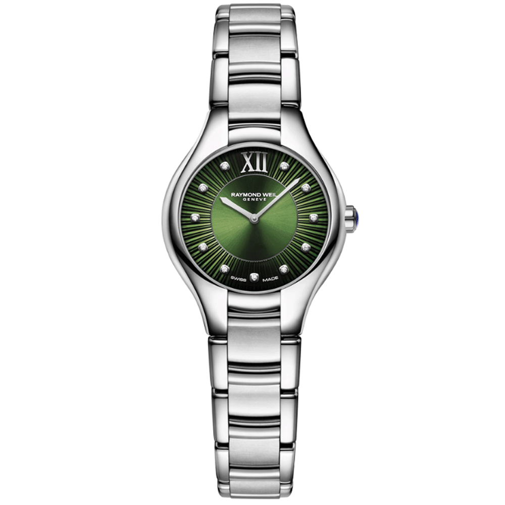 Noemia 24mm Green Dial Ladies Quartz Bracelet Watch.