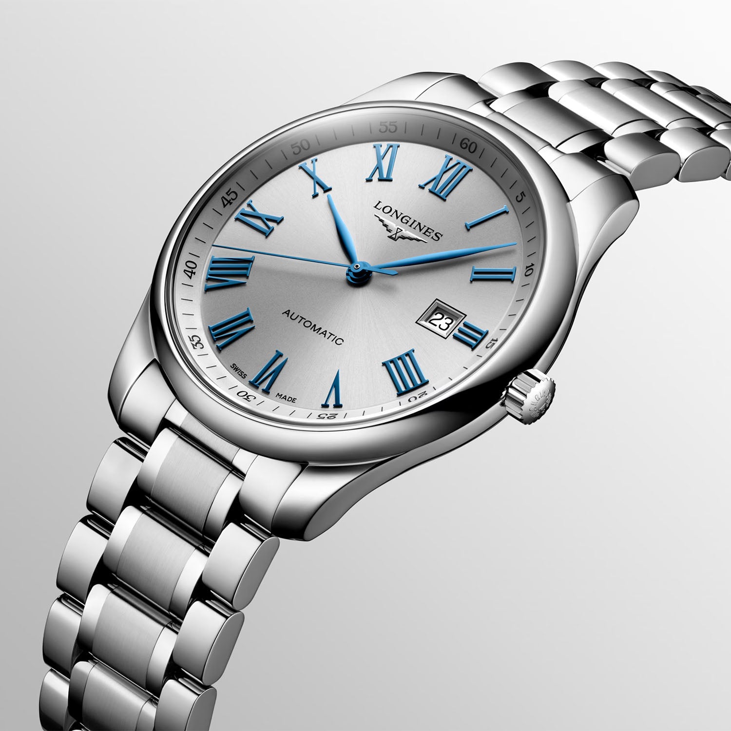 Master Collection  42mm Silver Dial Automatic Bracelet  Watch