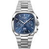 Seventies 40mm Blue Dial Chronograph Panorama Date Men's Watch.