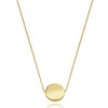 Armillas Glow 18ct Yellow Gold Flat Circle Pendant