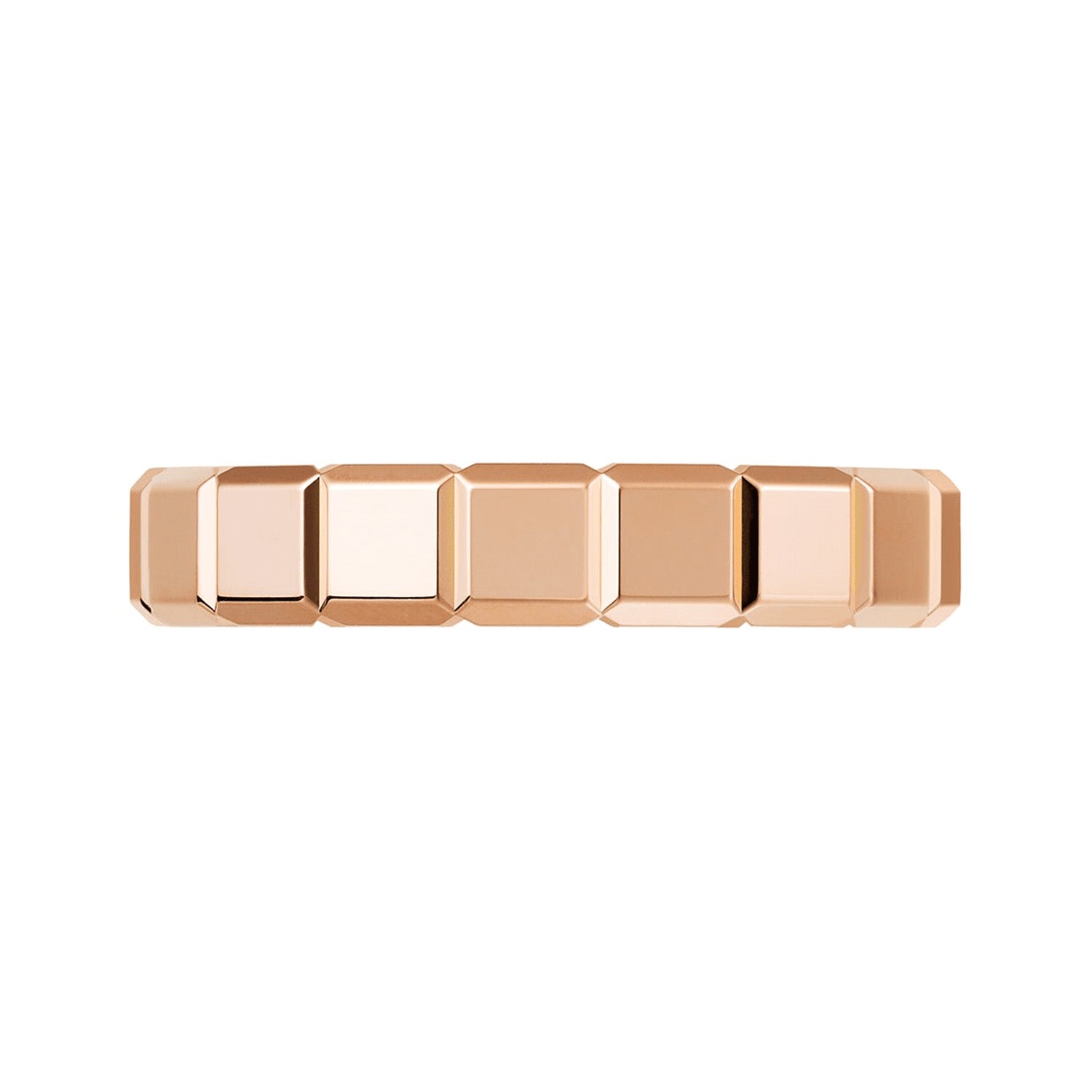 18ct Rose Gold Ice Cube Ring