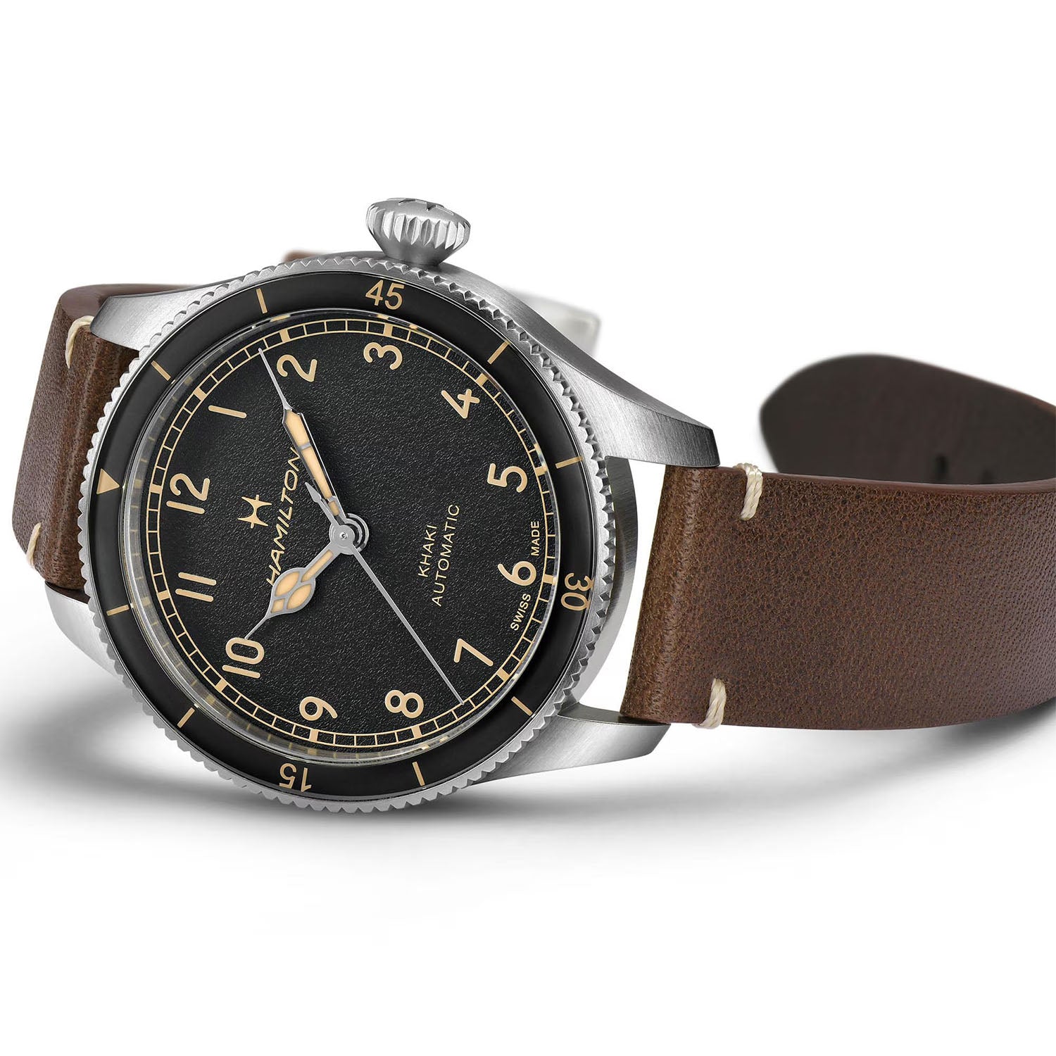 Khaki Aviation Pioneer Bronze 38mm Manual-Wind Watch