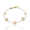 Chimento Armillas Glow Ca Leido 18ct Yellow Gold Circle Pearl Bracelet - Berry's Jewellers