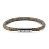 Gucci Trademark GG Brown Canvas Leather Bracelet - Berry's Jewellers