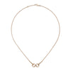 Gucci Horsebit 18ct Rose Gold Diamond Chain Necklace