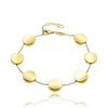 Armillas Glow 18ct Yellow Gold Flat Large Circle Bracelet