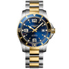 HydroConquest 41mm Two-Tone Blue Dial Men's Bracelet Watch