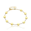 Armillas Glow 18ct Yellow Gold Flat Medium Circle Bracelet