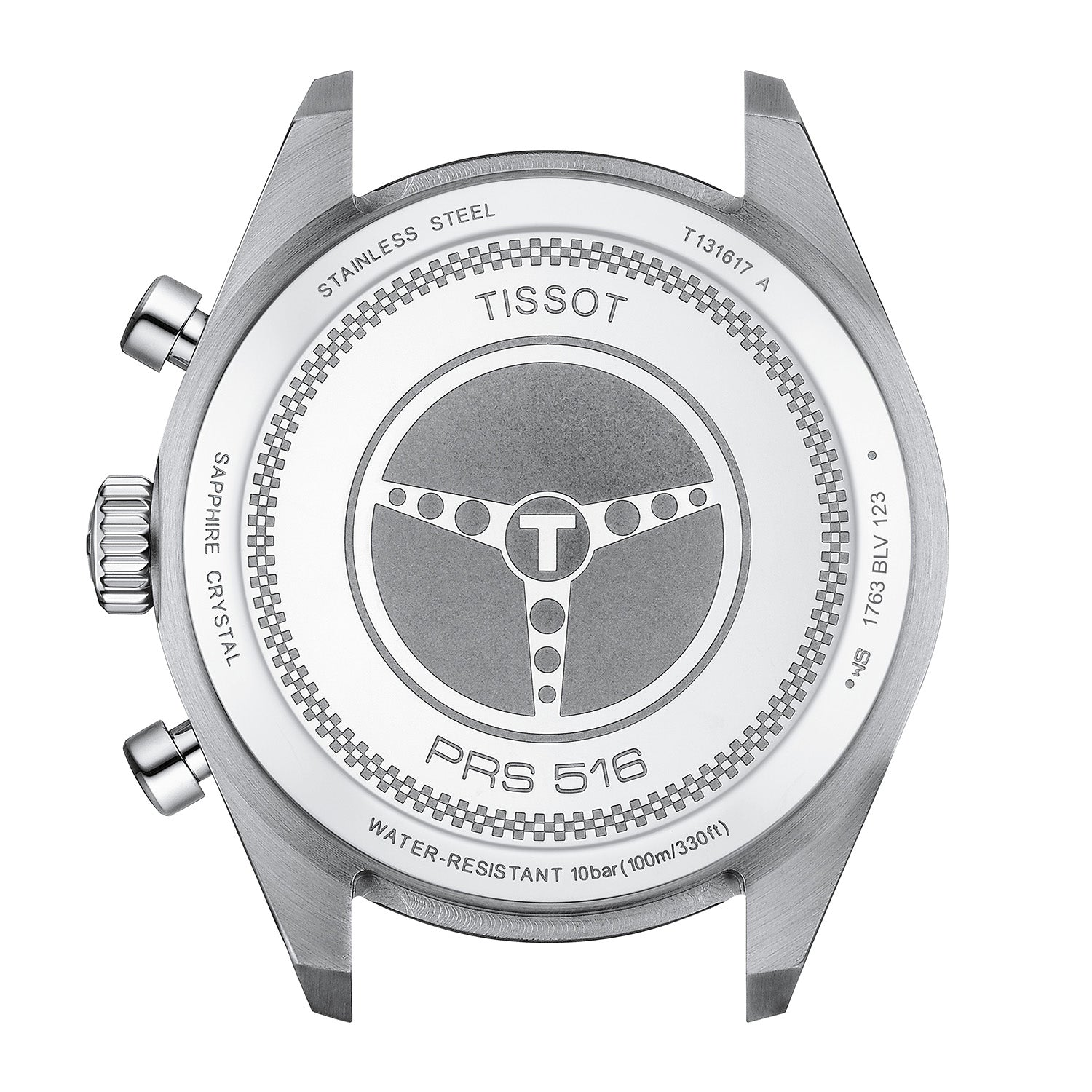 PRS 516 Stainless Steel 45mm Silver Dial Quartz Strap Watch