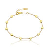 Armillas Glow 18ct Yellow Gold Flat Small Circle Bracelet