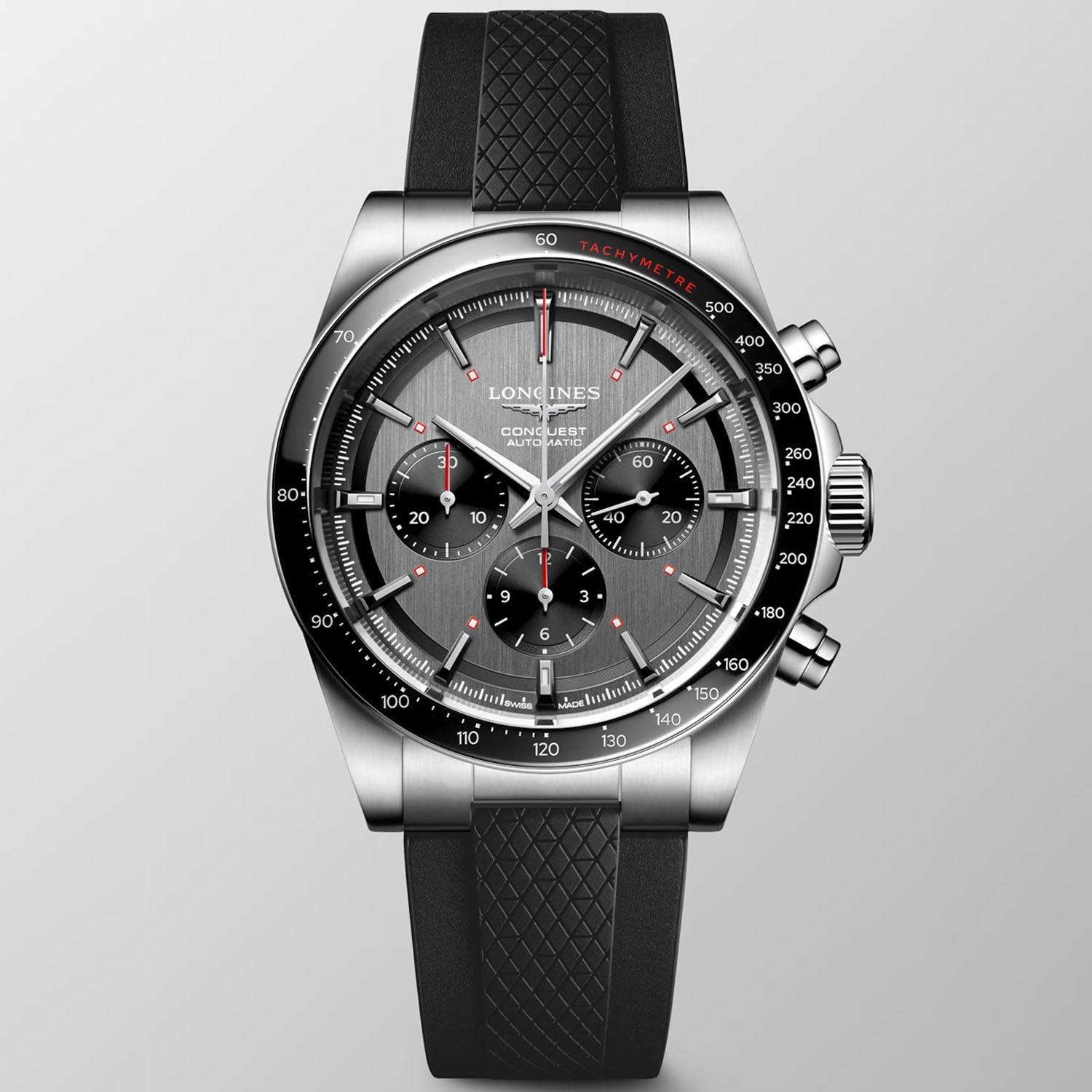 Conquest Chronograph Ski Edition 42mm Anthracite Dial Automatic Watch