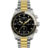 PR516 40mm Black Dial Men's Steel & Gold Chronograph Watch