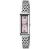 G-Frame Stainless Steel Pink Diamond Dial Bracelet Watch