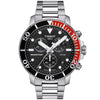 Seastar 1000 45.5mm Black Dial Quartz Chronograph Watch