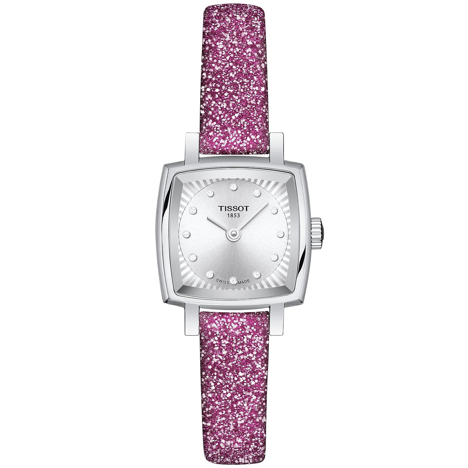 Lovely Square Steel Ladies Quartz Strap Watch Set