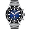 Seastar 1000 45.5mm Blue Dial Quartz Chronograph Watch