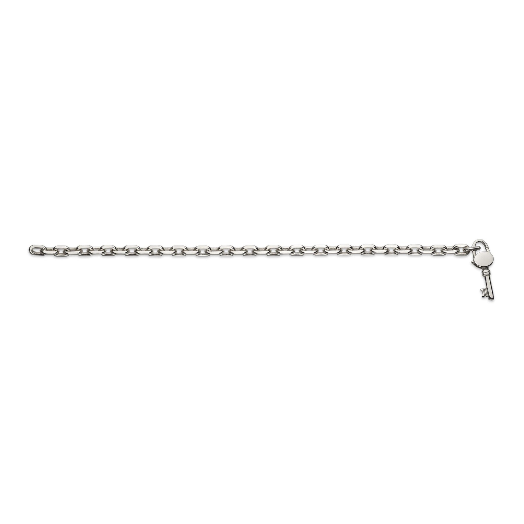 Trademark Sterling Silver Key Bracelet