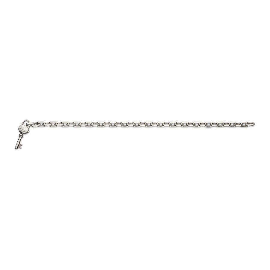 Trademark Sterling Silver Key Bracelet