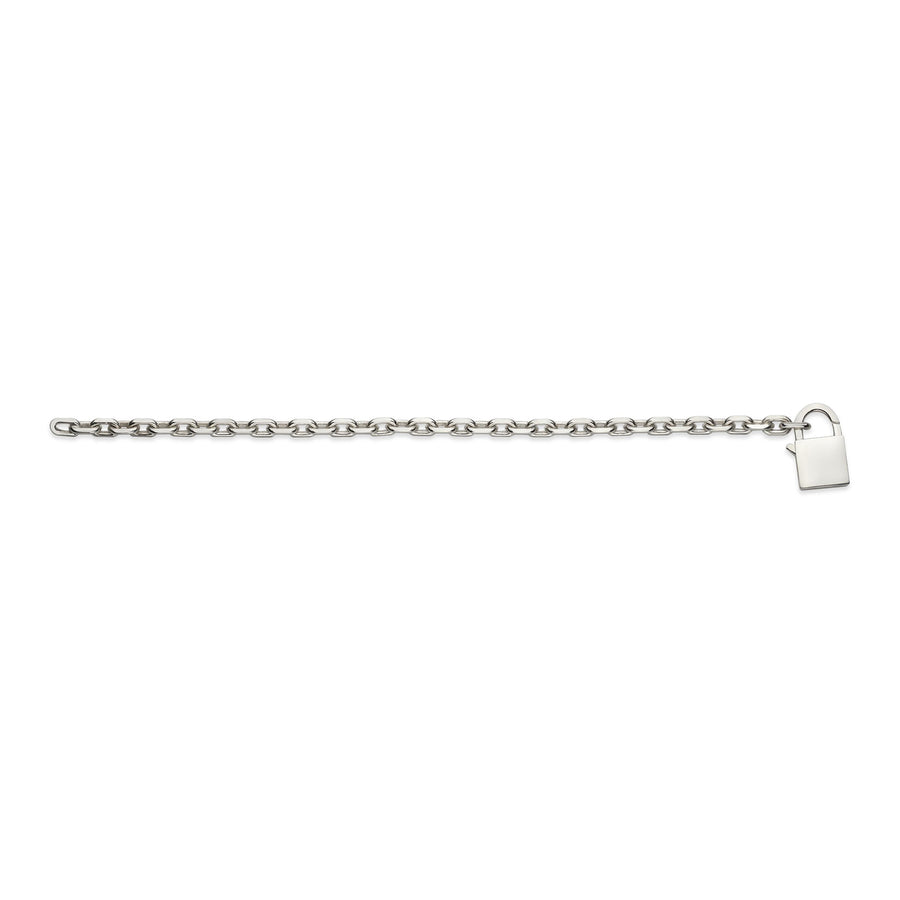 Trademark Sterling Silver Lock Bracelet