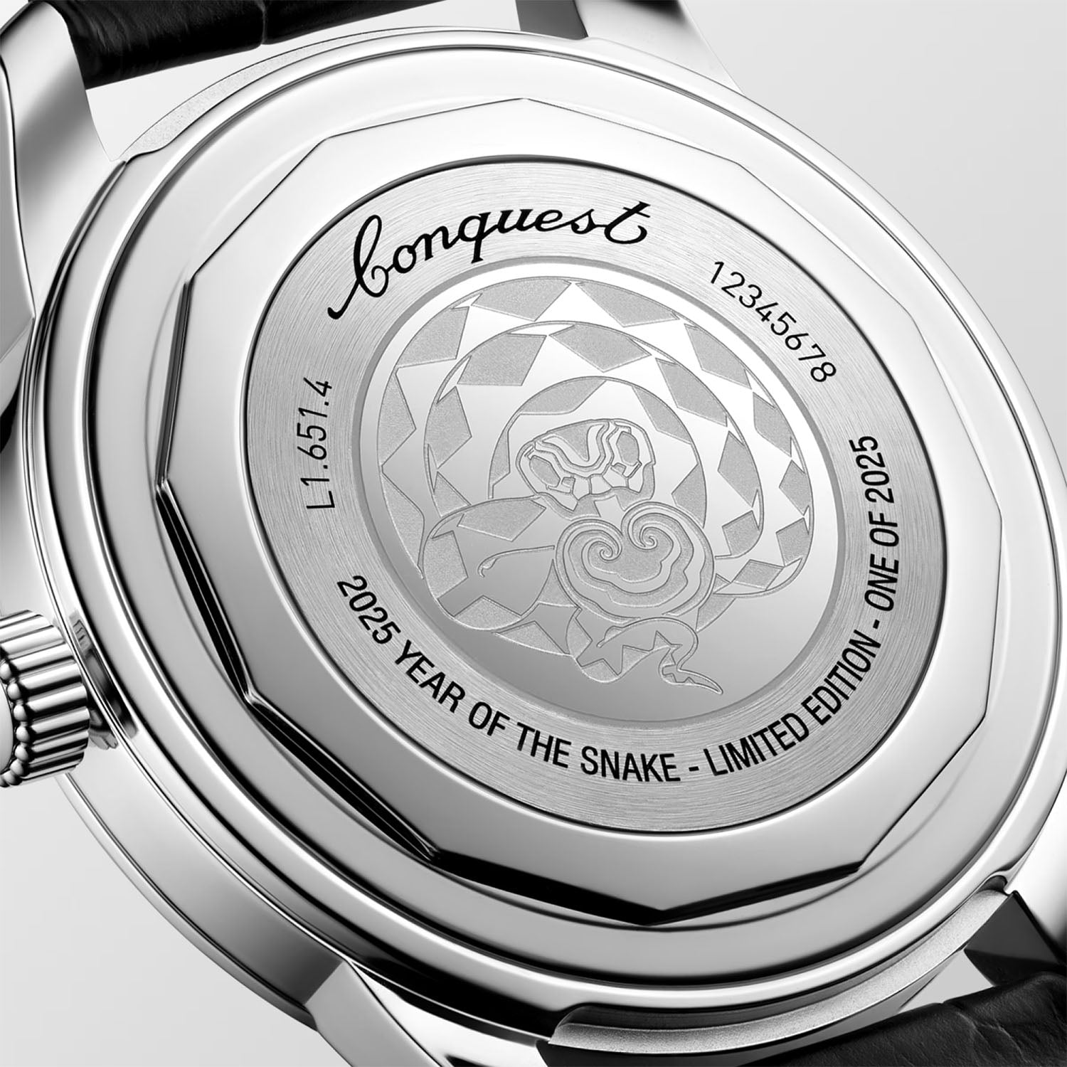 Longines Conquest Heritage Year of the Snake Edition 40mm Strap Watch - Berry's Jewellers