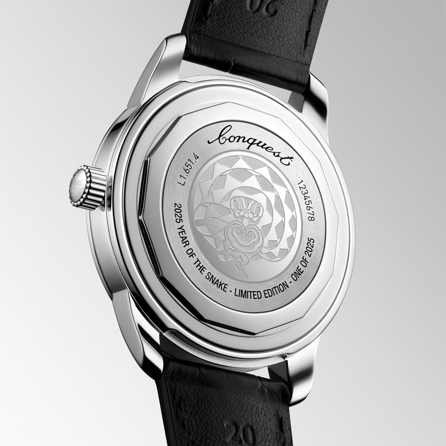 Longines Conquest Heritage Year of the Snake Edition 40mm Strap Watch - Berry's Jewellers