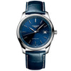 Master 40mm Blue Dial Automatic Strap Watch