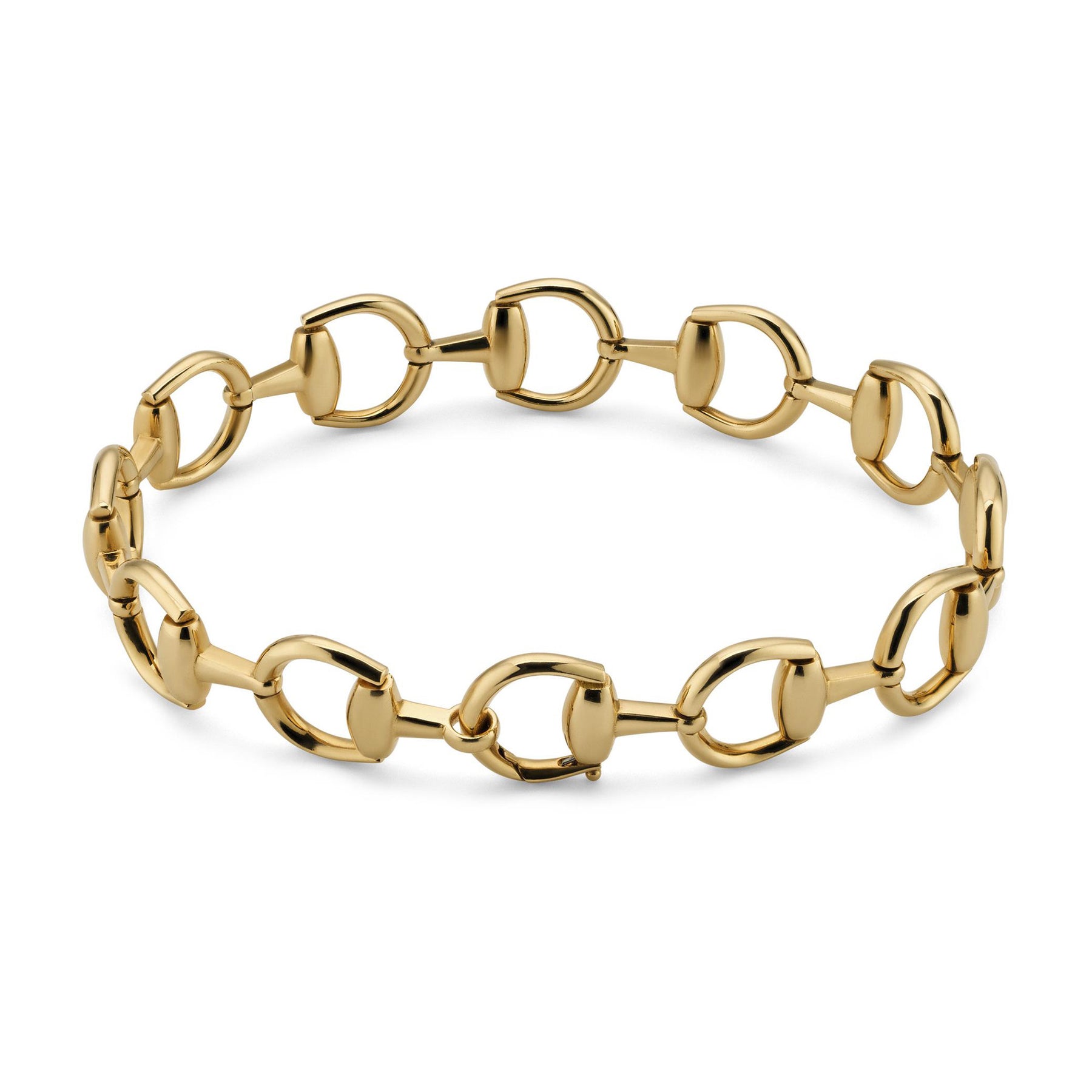 Gucci Horsebit 18ct Yellow Gold Link Bracelet