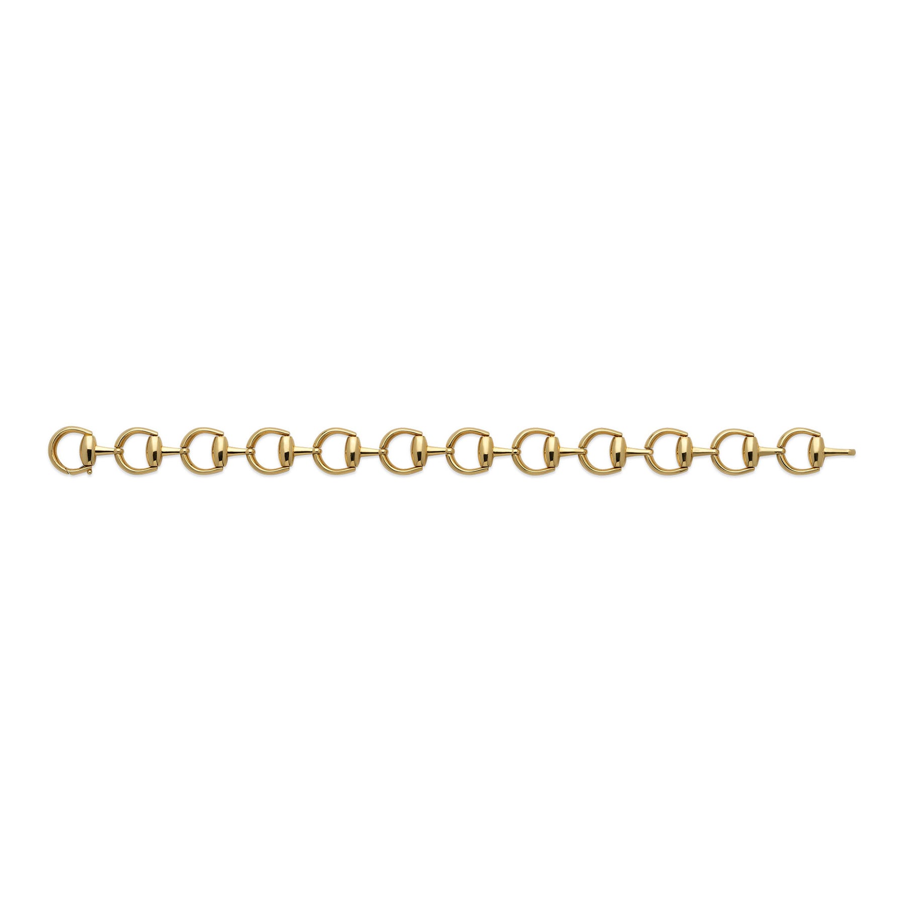 Gucci Horsebit 18ct Yellow Gold Link Bracelet