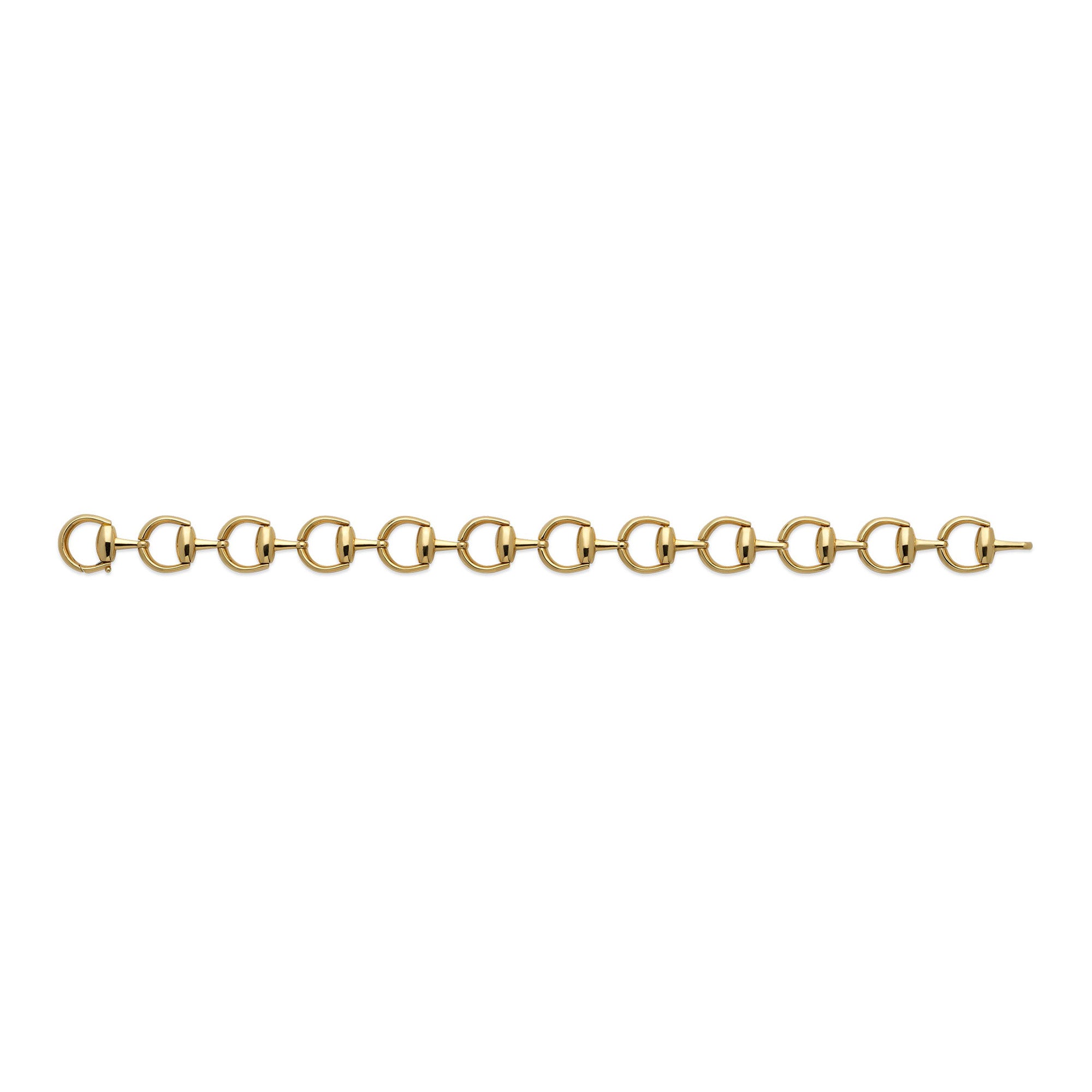 Gucci Horsebit 18ct Yellow Gold Link Bracelet