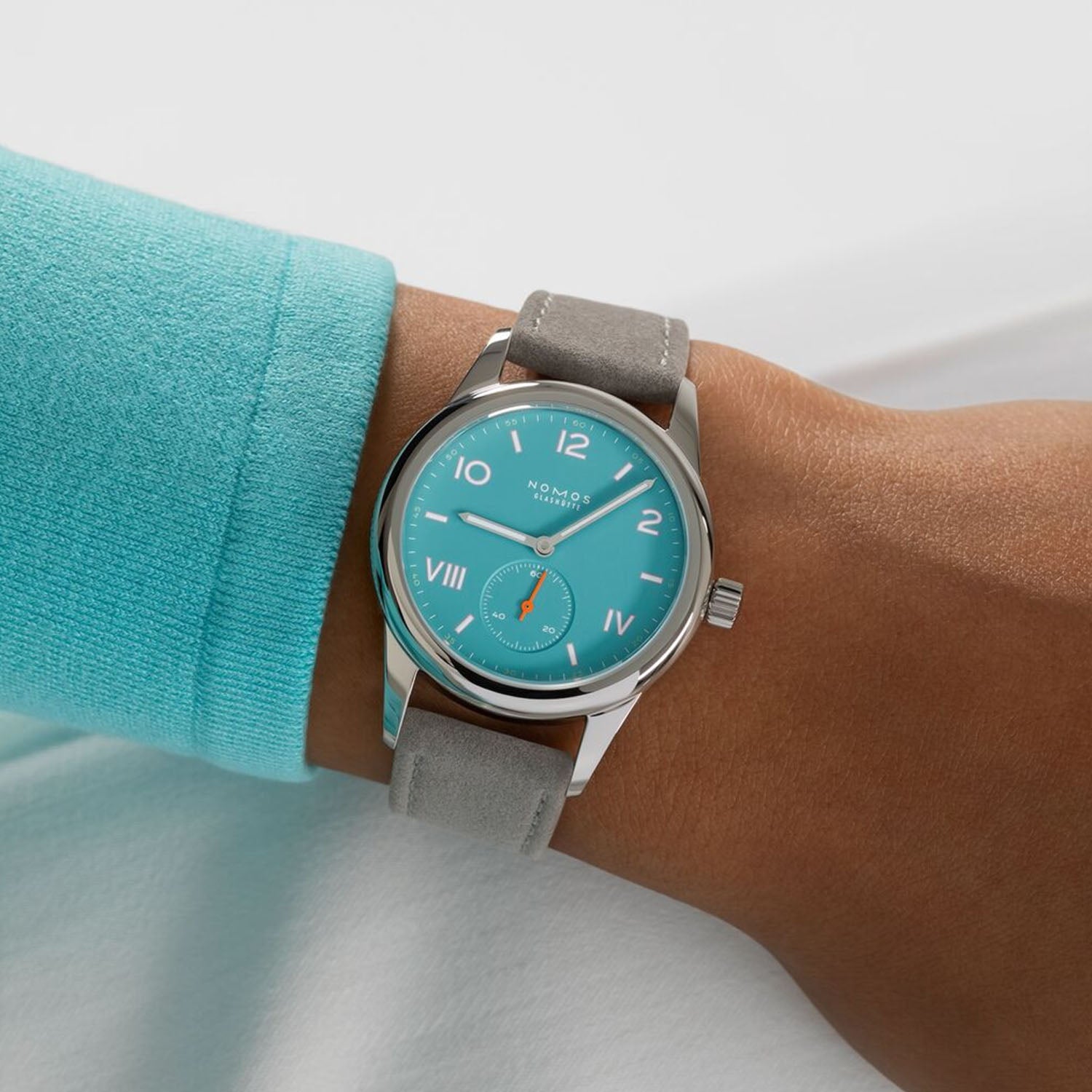 Club Campus 36mm Turquoise Dial Manual-Wind Watch.