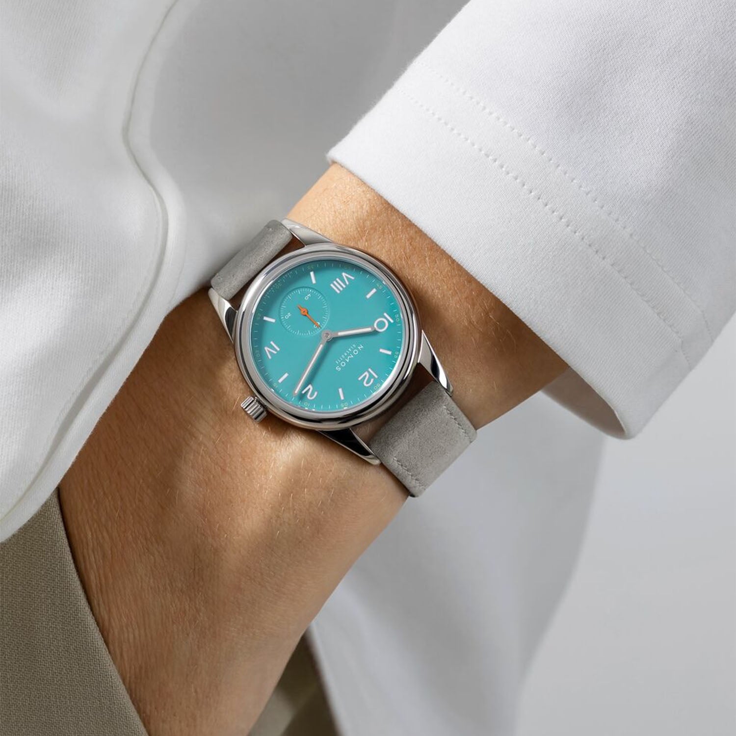 Club Campus 36mm Turquoise Dial Manual-Wind Watch.