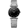 La Grande Classique 24mm Steel Black Diamond Dial Quartz Bracelet Watch