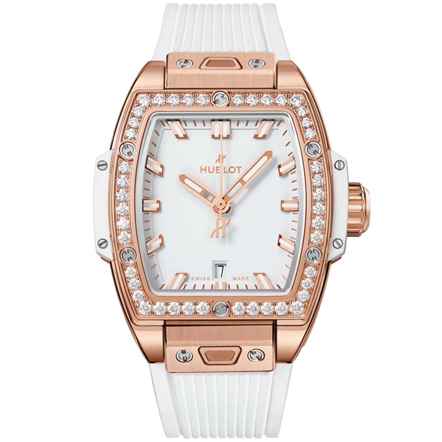 Hublot Spirit of Big Bang King Gold White Diamonds 32mm Watch - Berry's Jewellers