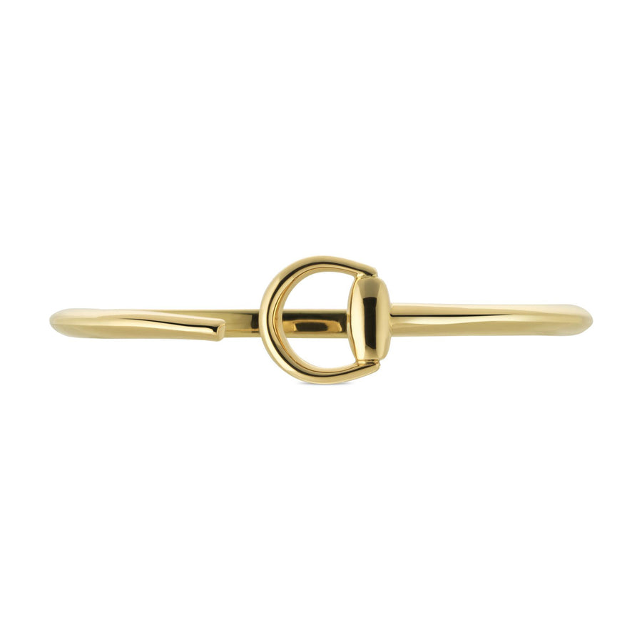 Gucci Horsebit 18ct Yellow Gold Cuff Bangle