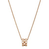 18ct Rose Gold Ice Cube Pendant