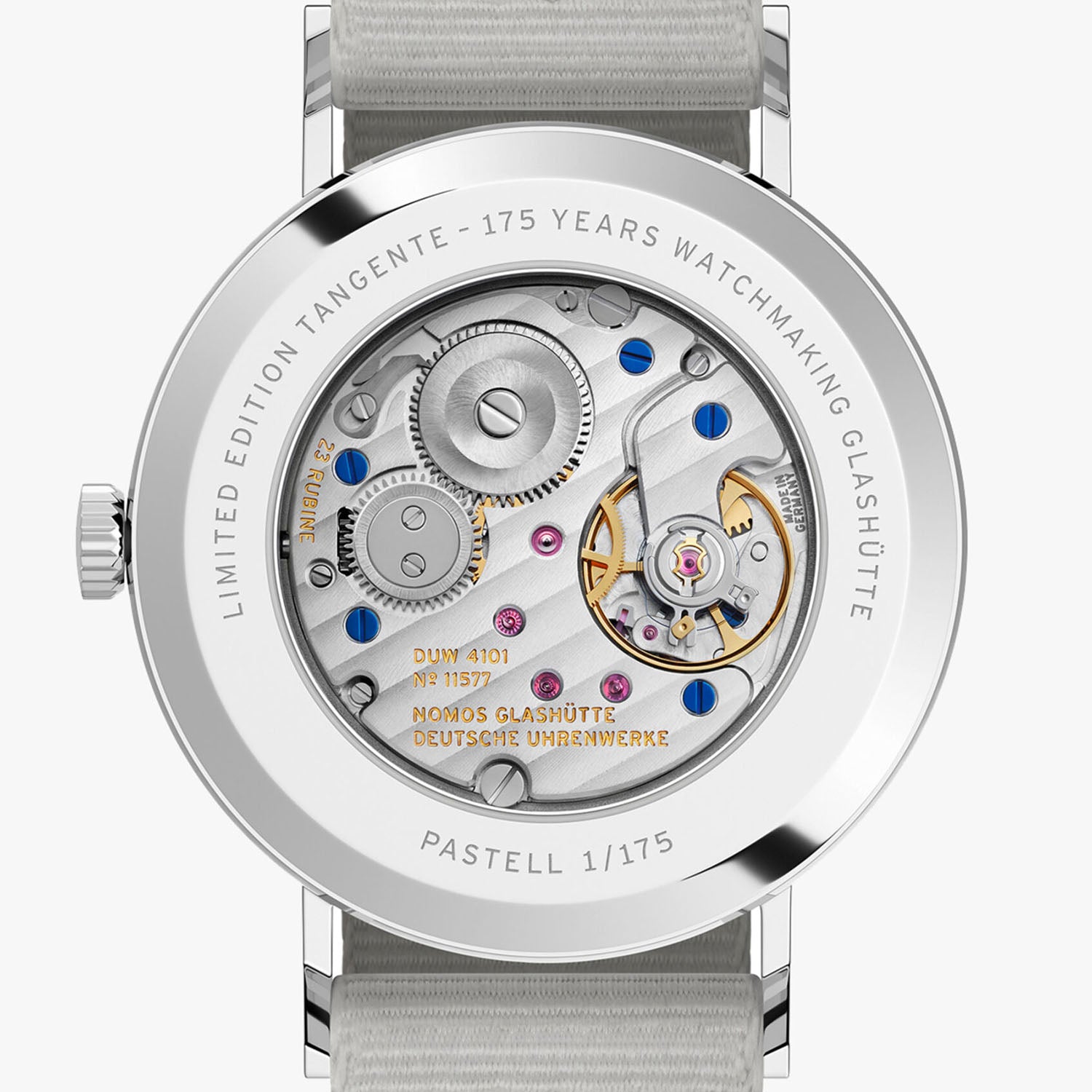 NOMOS Glashütte Tangente 38mm Date Pastell Limited Edition Watch - Berry's Jewellers