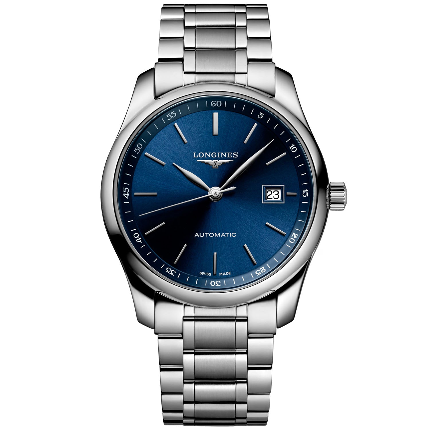 Master Collection 40mm Blue Dial Automatic Bracelet Watch