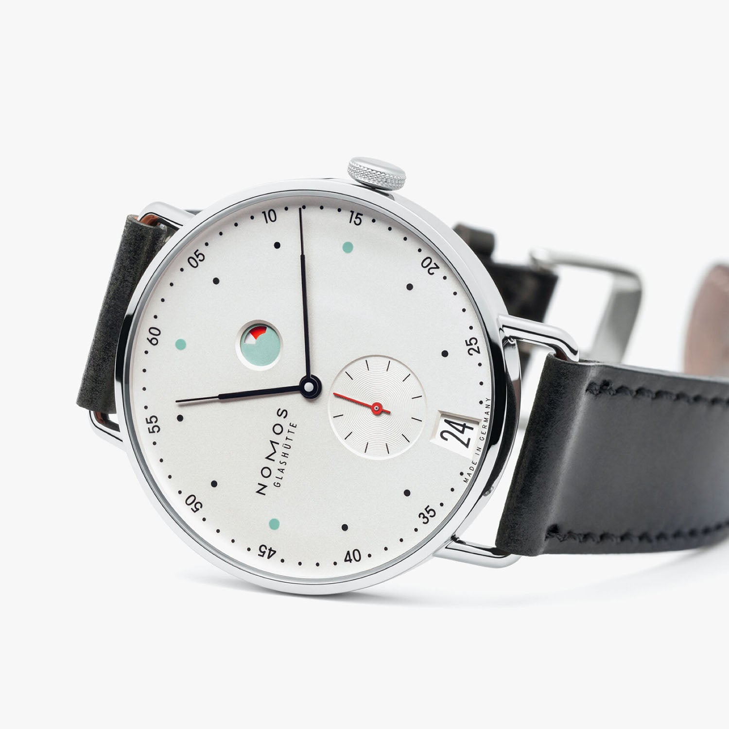 NOMOS Glashütte Metro Date Power Reserve 37mm Manual Wind Watch - Berry's Jewellers