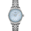 Tissot Ballade 34mm Ice Blue Dial Ladies Bracelet Watch - Berry's Jewellers