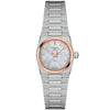 Tissot PRX 25mm Pearl Dial Steel and Rose PVD Bracelet Watch - Berry's Jewellers