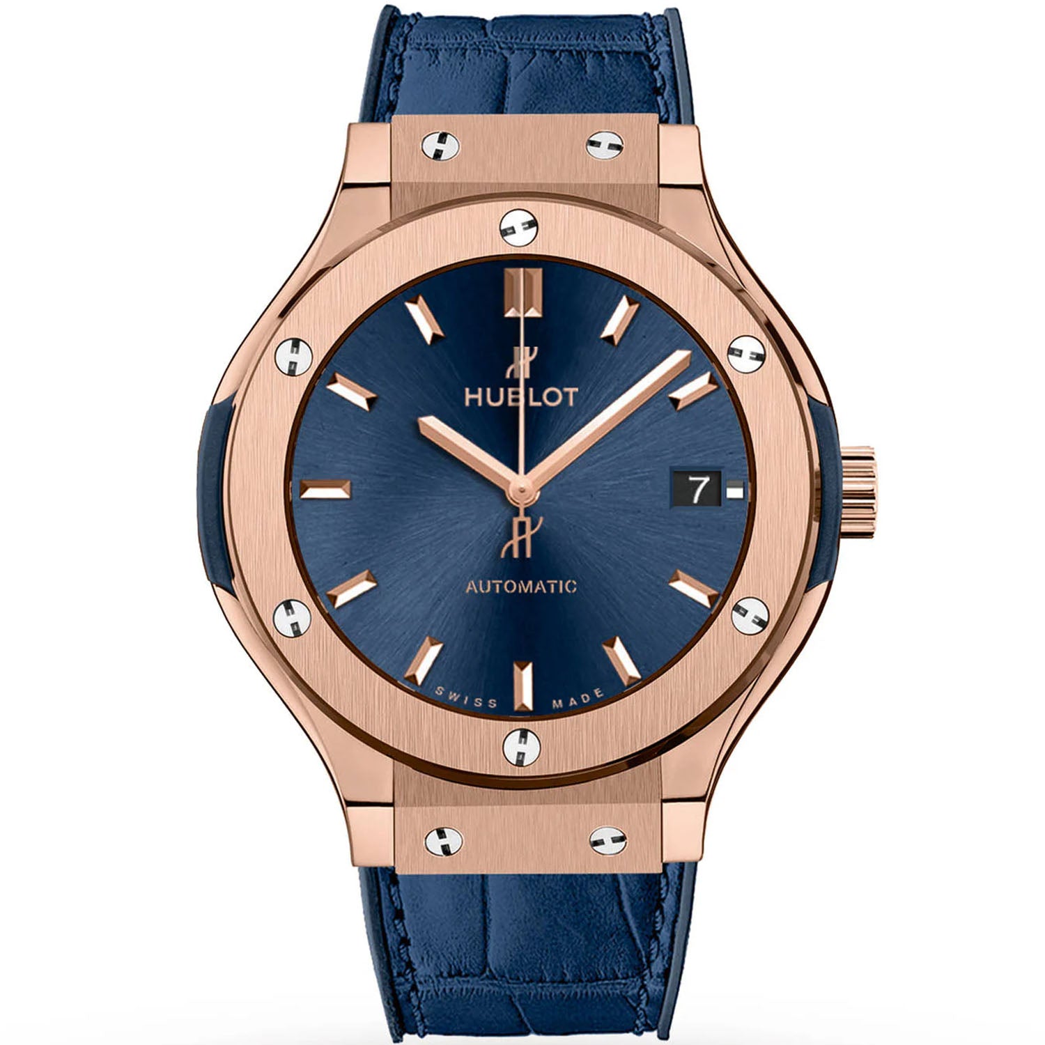 Hublot Classic Fusion Ceramic King Gold 38mm Automatic Strap Watch - Berry's Jewellers