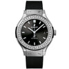 Hublot Classic Fusion Titanium 38mm Black Dial Strap Watch - Berry's Jewellers