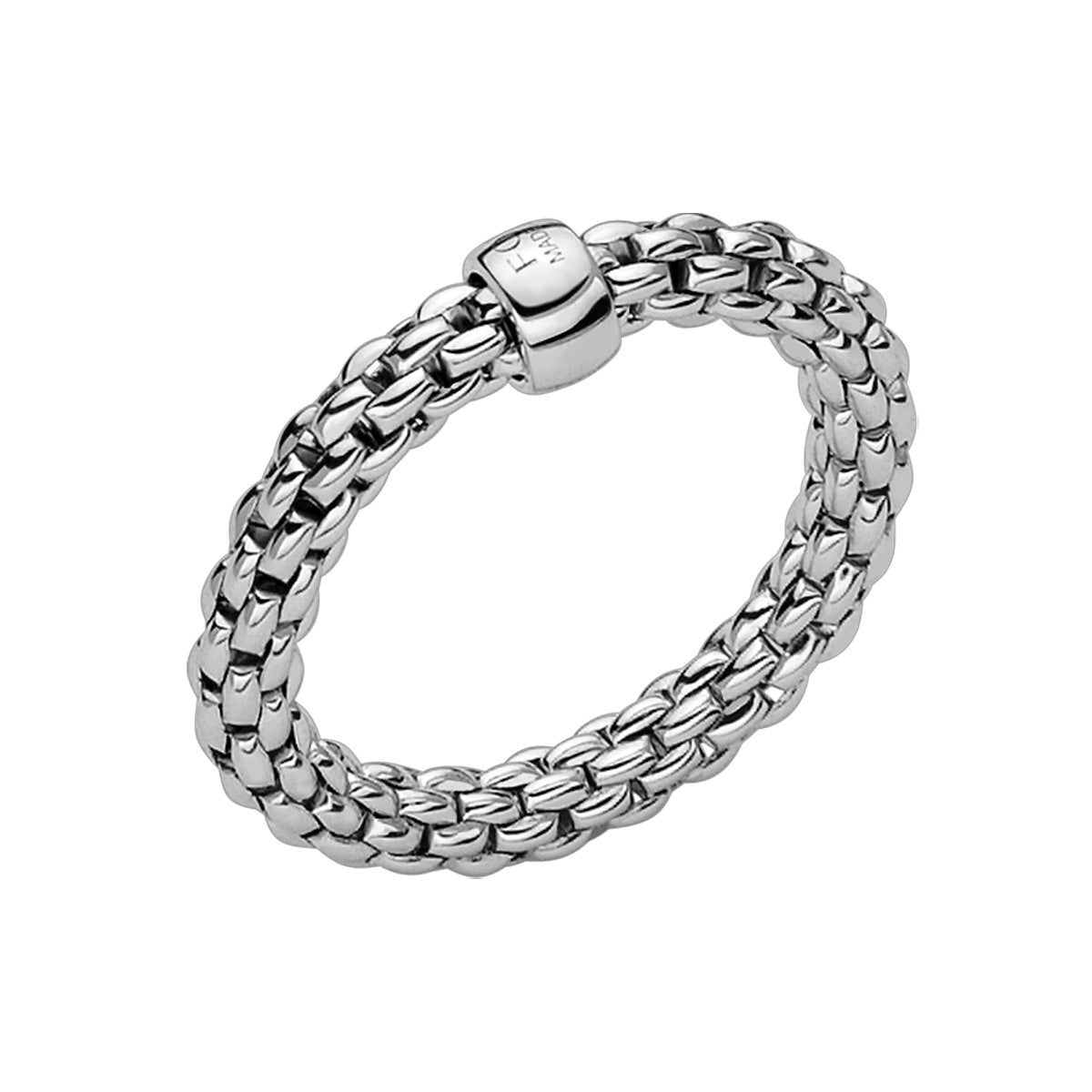 Flex'it Essentials 18ct White Gold Slim Ring